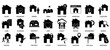© koyimah - Home Line Editable Icons set. Vector illustration in modern thin line style icons Isolated on transparent background.