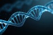 © Igor - Glowing Blue DNA Double Helix Structure Symbolizing Research
