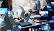 © metamorworks - Group of business people meeting and digital technology concept