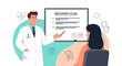 © Gama - Medical Professional Explaining a Recovery Plan to Patient in Modern Healthcare Setting