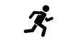 © nasira - Running man icon vector illustration for fitness workout exercise and sport competition 90