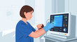 © Sudarmi - Medical Professional Monitors Vital Signs of Patient Using Modern Healthcare Technology