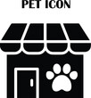 © Noman - Pet Icon Vector – Clean, modern animal symbol perfect for apps, logos, and branding
