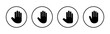 © avaicon - Hand icon vector. hand sign and symbol. palm