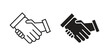 © Annimo - Partnership icon line and filled style suitable for web and mobile application