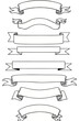 © Zio - Collection of Decorative Ribbon Banners in Various Shapes and Styles for Design and Decoration