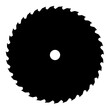 © Tanvir Rahman  - Sharp circular saw blade illustration for woodworking and construction projects