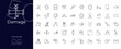 © nadya bilqis - Damage Line Editable Icons set