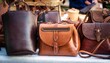 © Vaughn - artisan leather bags at a farmers market