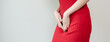© Pormezz - woman having painful lower stomach and hands holding pressing her crotch lower abdomen
