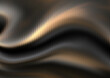 © Syed - Abstract flowing black and gold fabric with subtle vertical lines.