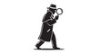 © azmy99 - Detective with Magnifying Glass Icon Silhouette Illustration of Mystery Solver