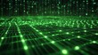 © neirfy - A captivating green digital data stream that embodies advanced technology and visions of an exciting future