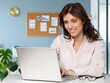 © BillionPhotos.com - Adult business woman work on laptop at office