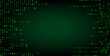 © JustPrint - Cyber Security Matrix  Dark Green Technology Backdrop 0, 1