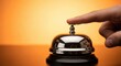 © Tiang - Finger pressing a bell on a desk, Service, Reception, Hotel