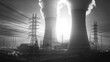 © sevector - Nuclear power plant generating clean energy electricity