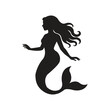 © Aporupa Mondol - Mermaid silhouette vector illustration