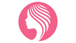 © Mamun - Female profile hair logo icon design