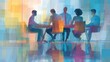 © Christia - Corporate people working together in the conference room of their office, sharing idea and planning the business strategy of their company - Teamwork and brainstorming abstract concept. High quality