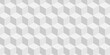 © haven lklkj11 - Structure white block box cube seamless pattern grid vintage surface triangle web monochrome square texture white background.