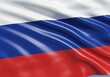 © Habiba - The national flag of russia, a tricolor banner of white, blue, and red, representing the countrys vastness and diverse heritage, waving elegantly in the breeze