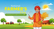 © Jasavantpatel - Illustration of Happy Farmers Day creative Concept