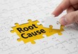 © Eamin - Root cause analysis puzzle solving concept with missing piece strategy