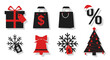© Sk Grapher - Festive Holiday Shopping: An array of holiday-themed icons perfect for any shopping sale season!