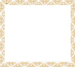 © gorito - vintage gold frame antique gold frame golden rectangle certificate border pattern line photo frame
