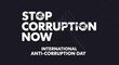© Ulul Albab LM Putra - Stop Corruption Now International Anti-Corruption Day Graphic.