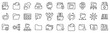 © SkyLine - Set of 30 outline icons related to folder. Linear icon collection. Editable stroke. Vector illustration