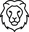 © IshratJahan - lion head outline vector icon