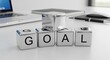 © Makbul - Goal setting for success in business and personal development concept