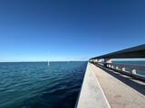 Seven Mile Bridge Walkway Over Turquoise Waters