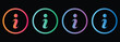 © doodle studio 786 - information icon set. info button. info symbol flat style. Information icon collection. Info icons Info Point Icon Black. Help Logo. Info simple set vector icon.