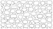 © Ashok - Hand drawn speech bubbles collection comic style dialogue and thought balloons
