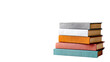 © Shayan - stack of books isolated on white background