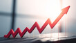 © rafaelnlins - Gráfico com crescimento progressivo simbolizando expansão empresarial, resultados positivos, planejamento estratégico e evolução contínua no ambiente corporativo.