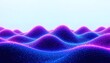 © ambacim - Futuristic landscape with vibrant purple and blue waves, a mesmerizing tech background for innovation reports and digital marketing, promoting creativity