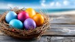 © Gatherina - Colorful easter eggs bringing spring holiday traditions