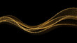 © Maryna Stryzhak - Abstract shiny color gold wave design element. Vector illustration. Merry Christmas and Happy New Year Background. BG for invitation and greeting card