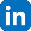 © Tonmoy - Blue linkedin social media icon vector illustration
