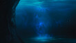 © MiaStendal - Dark sea bottom, underwater cave, water.