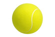 © Michael - Bright yellow tennis ball isolated on transparent background, a classic sports equipment for summer games and competition