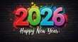© aistock - graffiti-style Happy New Year 2026