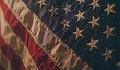 © SilentSmog - A close-up of the American flag, symbolizing freedom and the winner of a graphic design stock photo contest. High resolution, high quality, high detail, sharp focus, studio photography