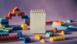 © Hamky - Building blocks and notepad for creative ideas and planning