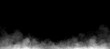 © wasan - Dense white fog rising from the bottom on a black background, ideal for visual effects, scene compositing, and atmospheric overlays. Perfect for creating moody environments, steam effects.