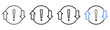 © Difaraicon - The Ultimate priority Styles with Variations Line of icon set vector illustration